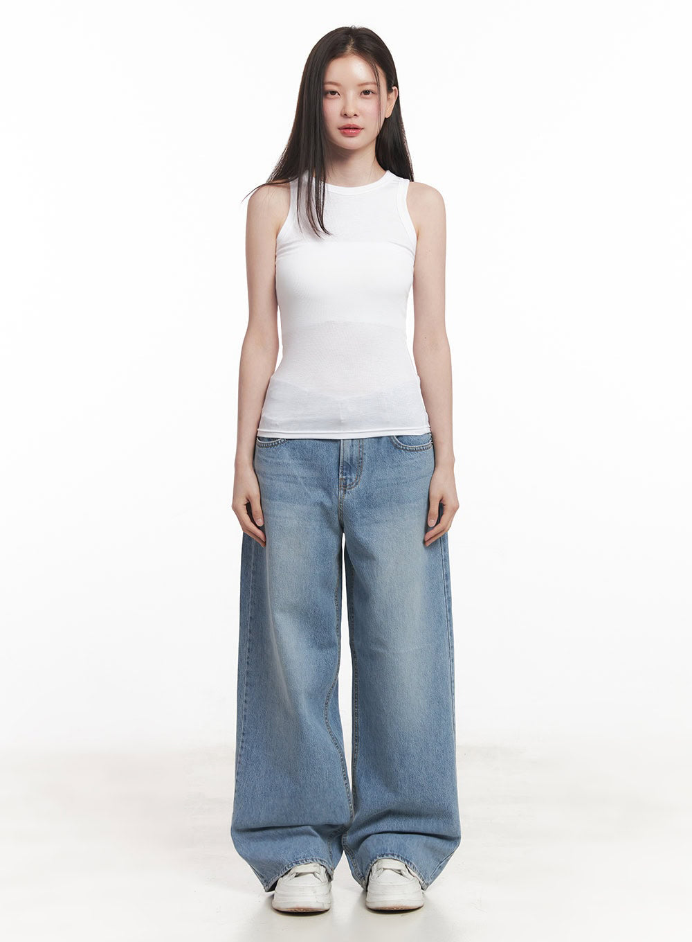 Essential Mock-Neck Tank Top IY509