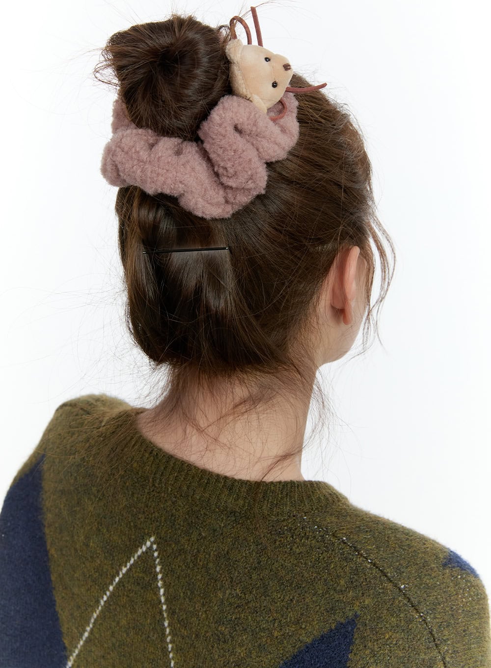 Bear Ribbon Scrunchie CF503