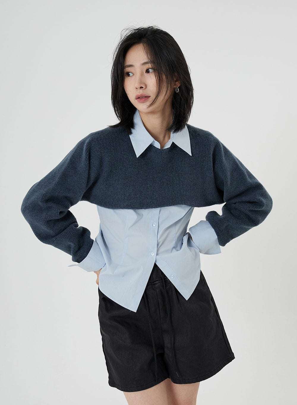 Long Sleeves Crop Knit ON23