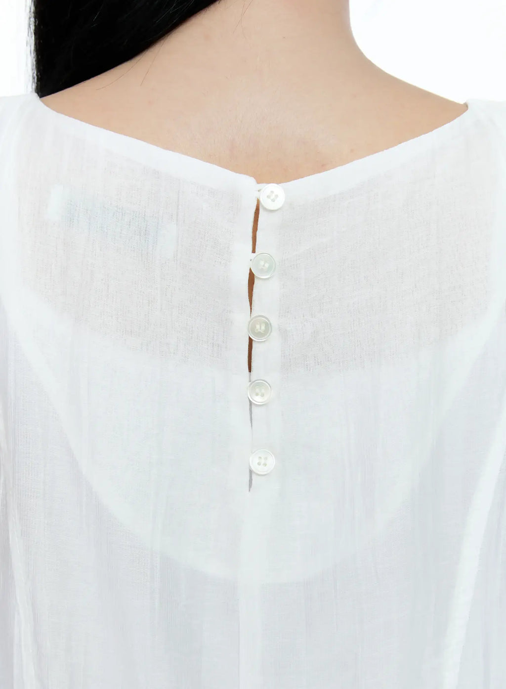 Asymmetric Ruffle Sleeveless Blouse CG513