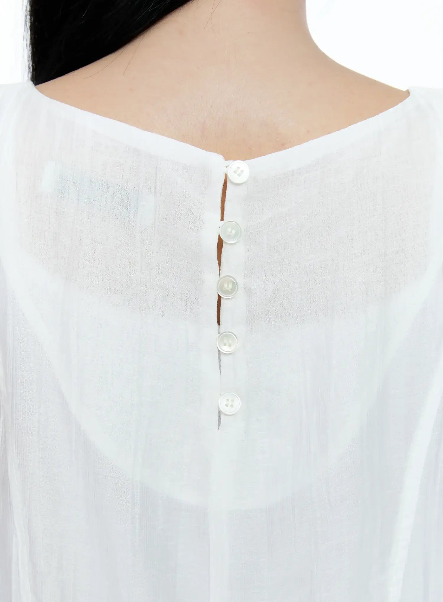 Asymmetric Ruffle Sleeveless Blouse CG513