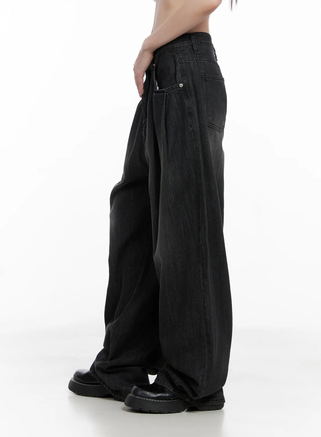 Elen Pintuck Baggy Jeans CG519