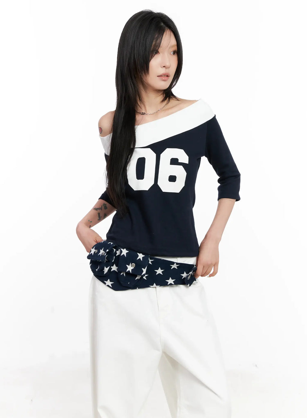 Star Print Belt Bag CL525