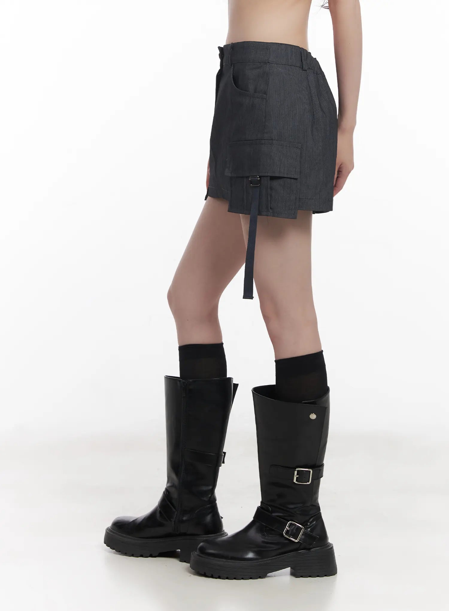 Chic Cargo Mini Skirt CU520