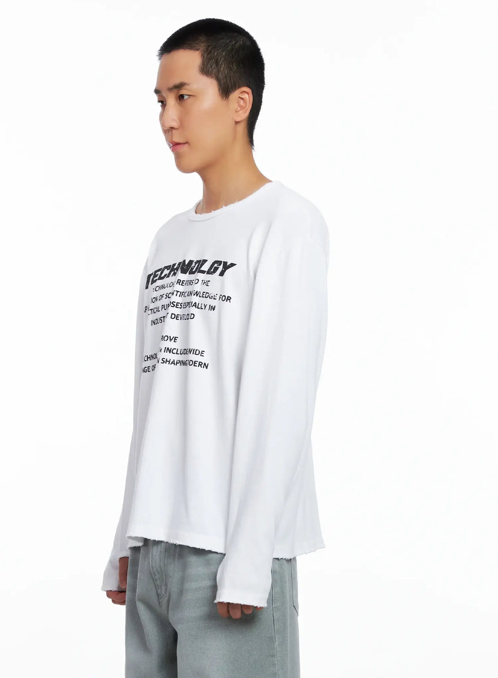 Men's Tech Graphic Long Sleeve Tee IS509