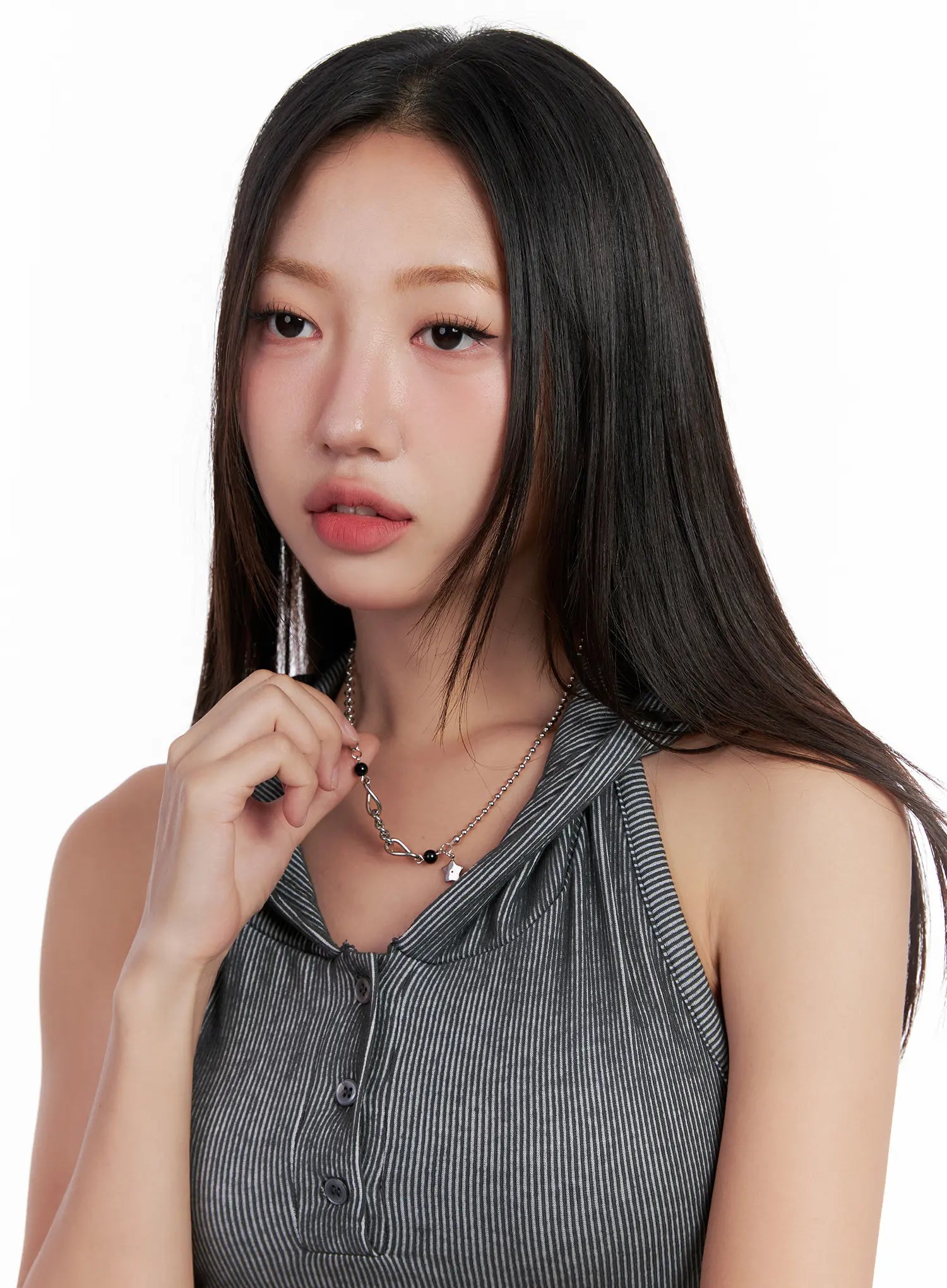 Chunky Star-Charm Statement Necklace CL522