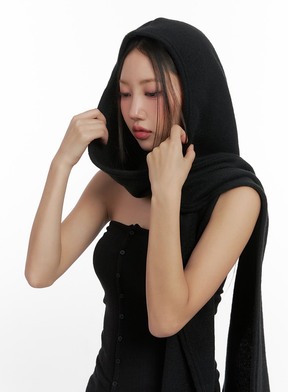 CozyHood Solid Scarf CN419