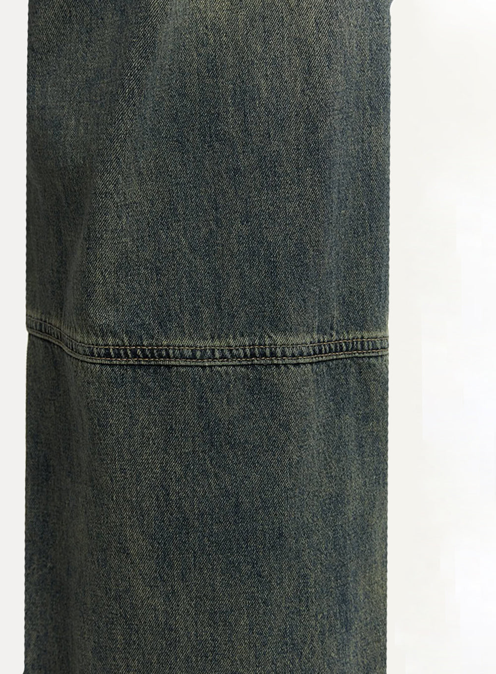 Men's Stitched Wide-Leg Jeans IA511
