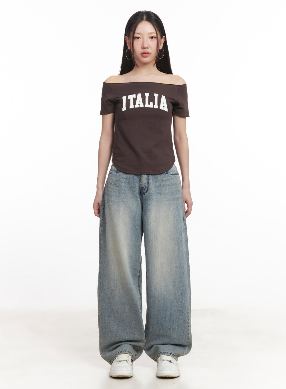 Casey Washed Baggy Jeans IM528