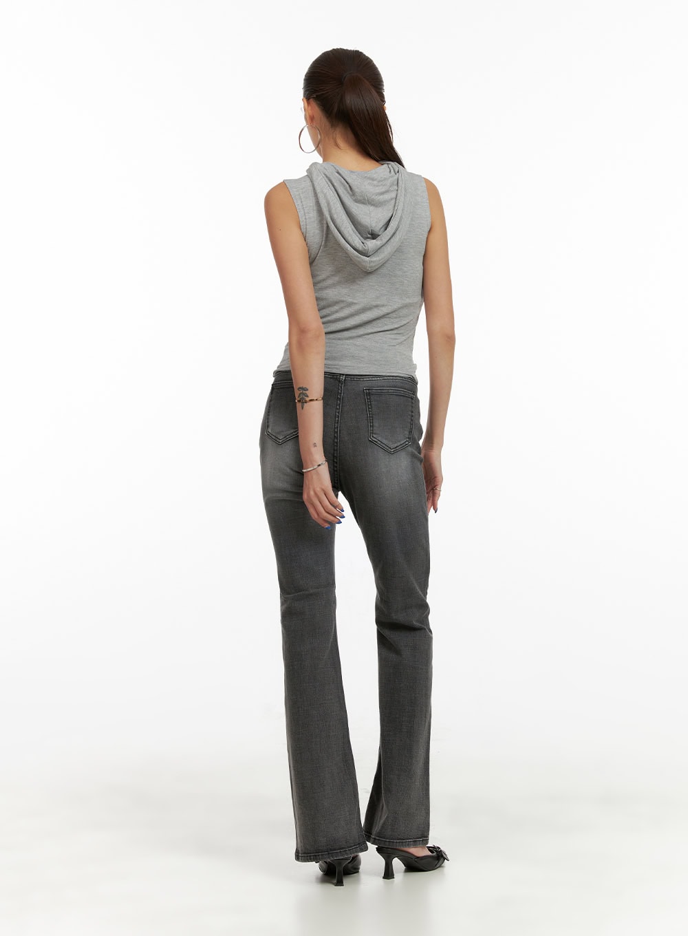 Basic Low Rise Bootcut Jeans CY431