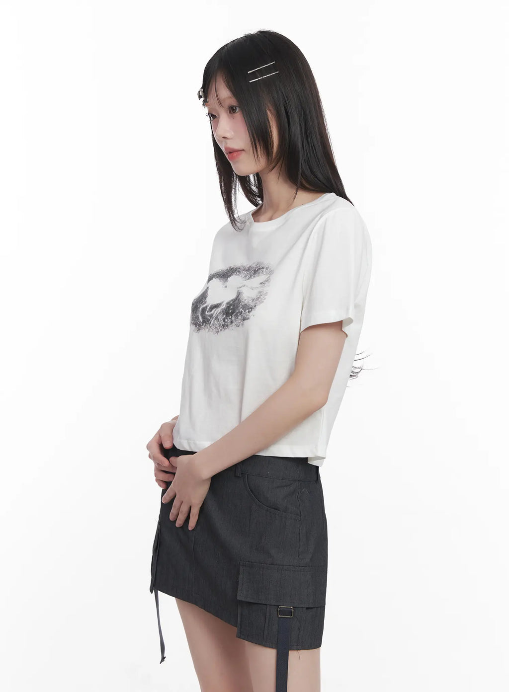 Graphic Crop T-Shirt CU520