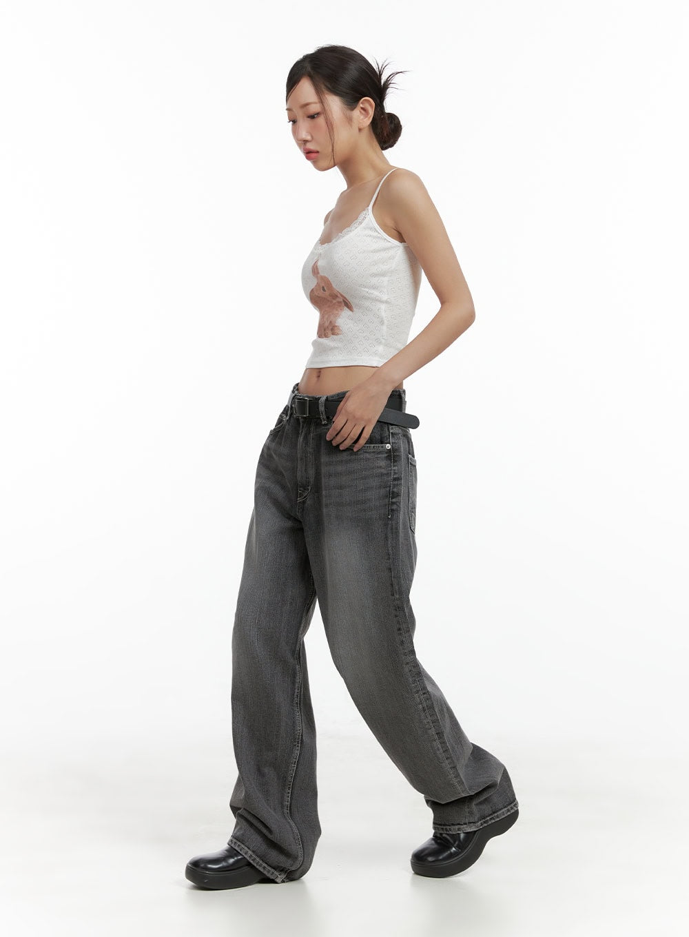 Washed Baggy Jeans (UNISEX) CL417