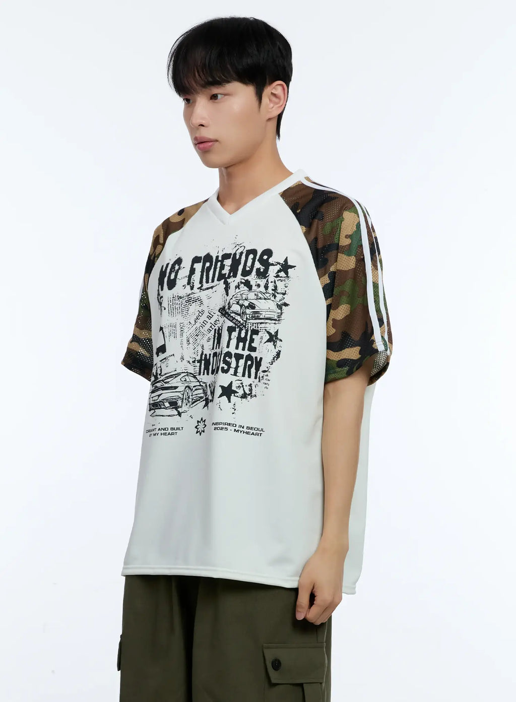 Men's Camo Sleeve Tee IL517