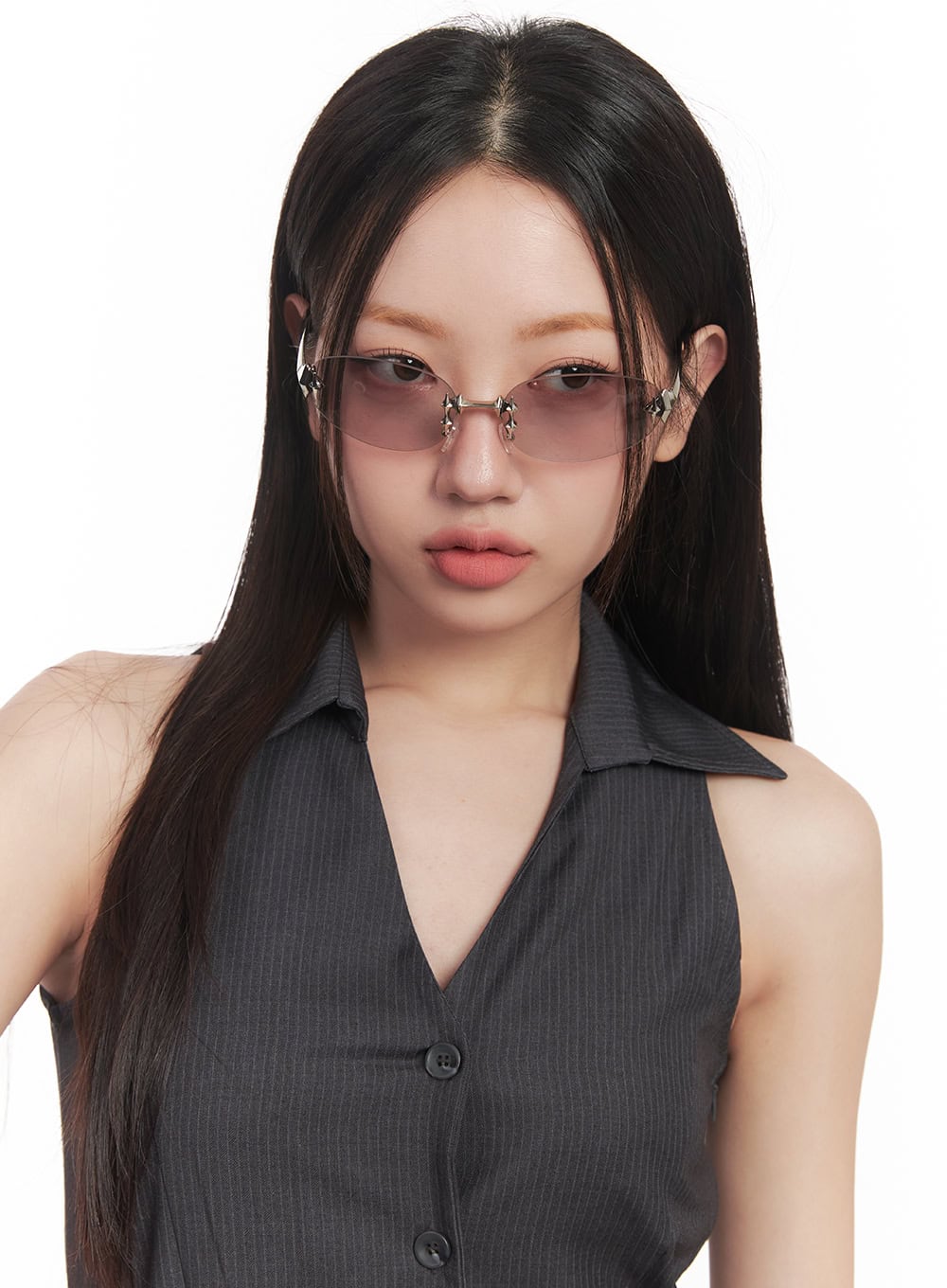 Oval Frame Sunglasses CA518