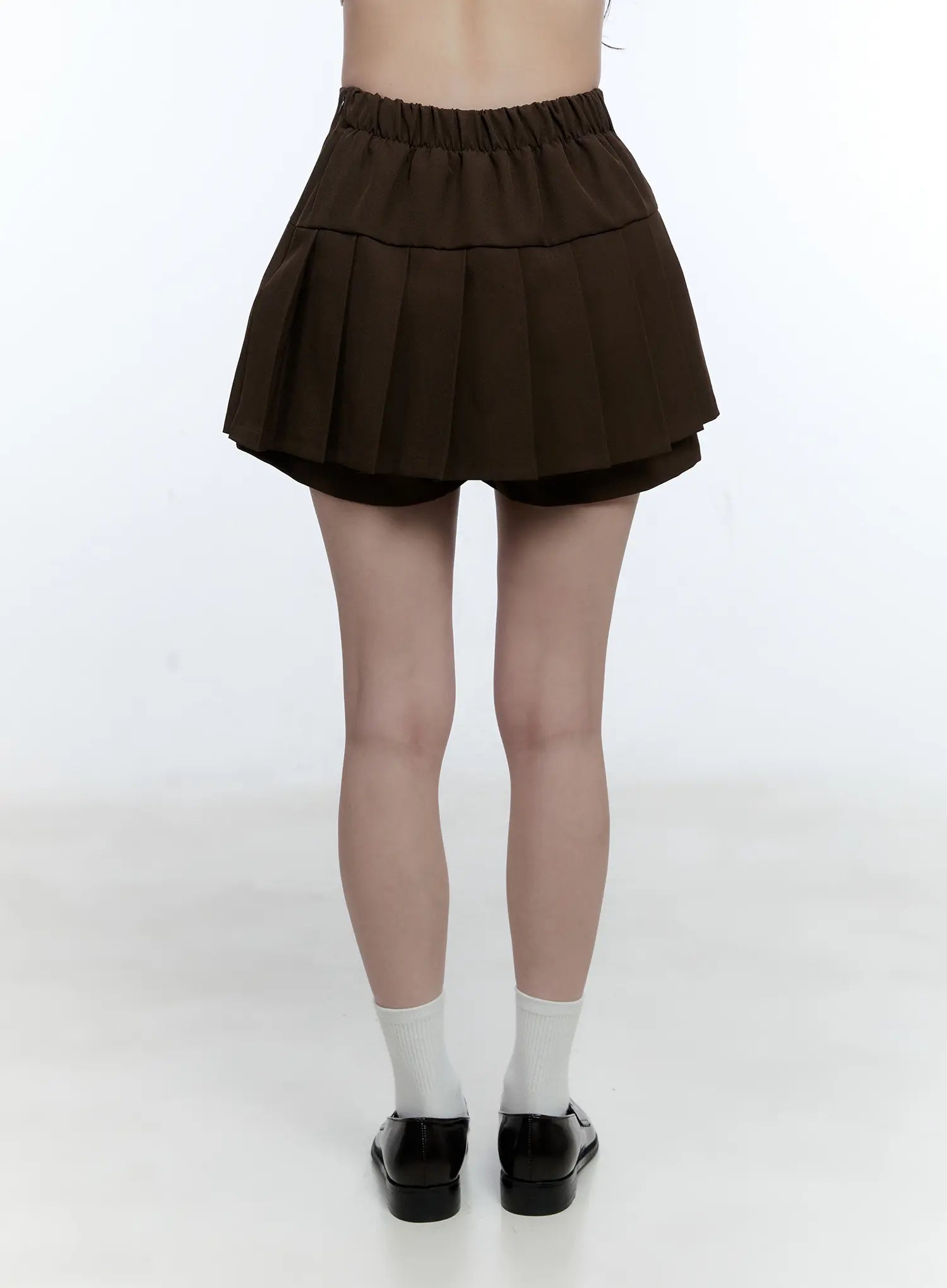 Pleated Adjustable Mini Skort CG514