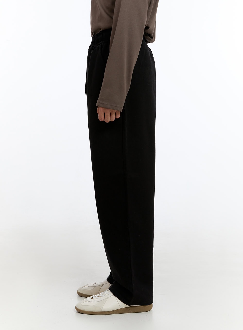 Men's Classis Cotton Solid Wide Pants IS412