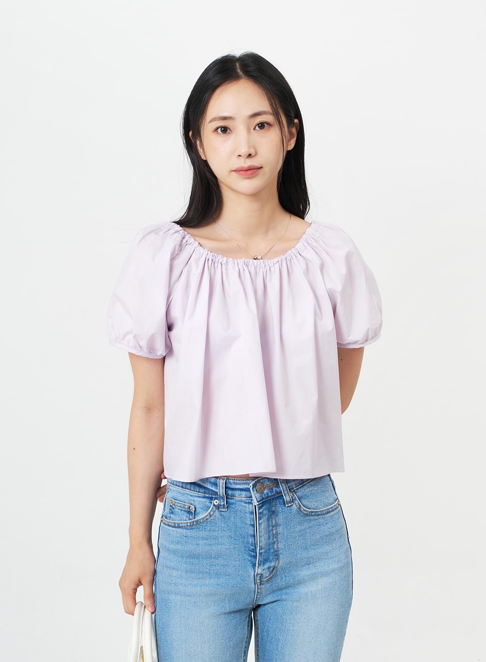 Simple Ball and Pearl Necklace OJ28