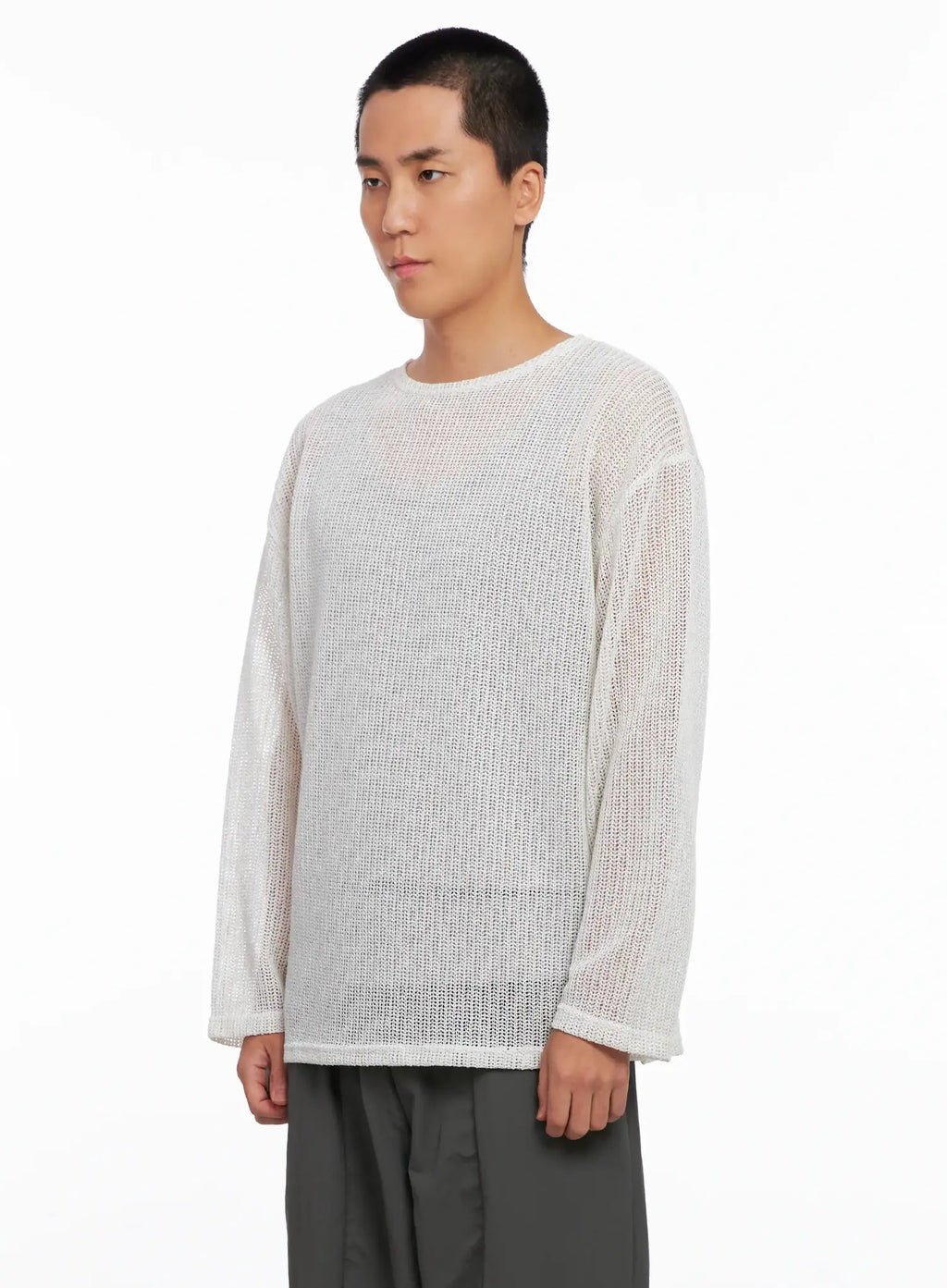 Men's Sheer Knit Long Sleeve IS510