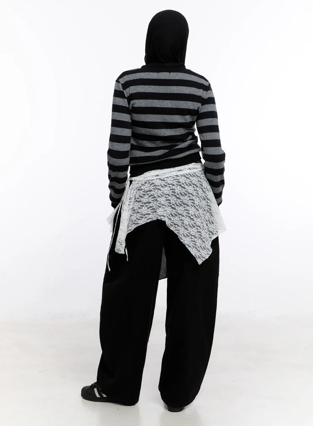 Lace Layered Wrap Skirt CS524