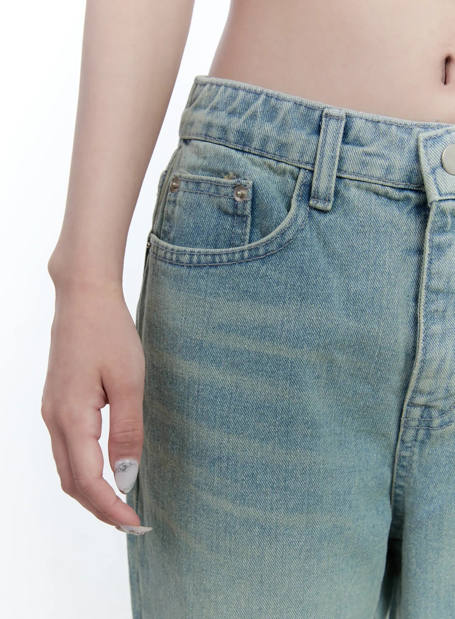 Eunjung Washed Denim Jeans CG501