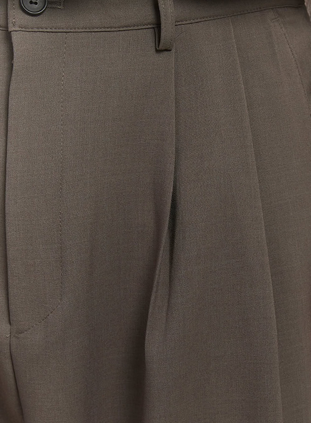 Men's Pintuck Wide-Leg Slacks IA510