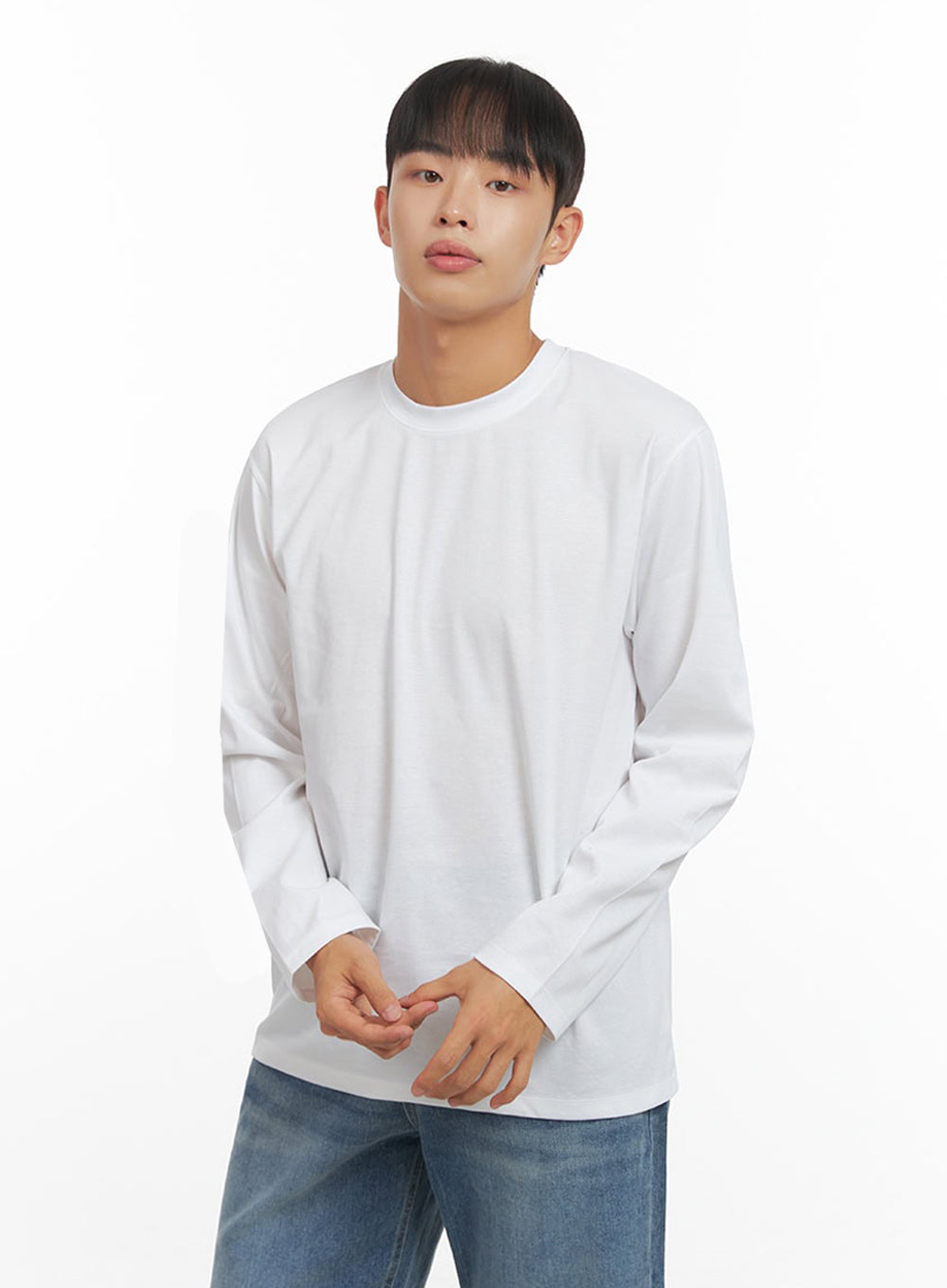 Men's Basic Long Sleeve T-Shirt IO420