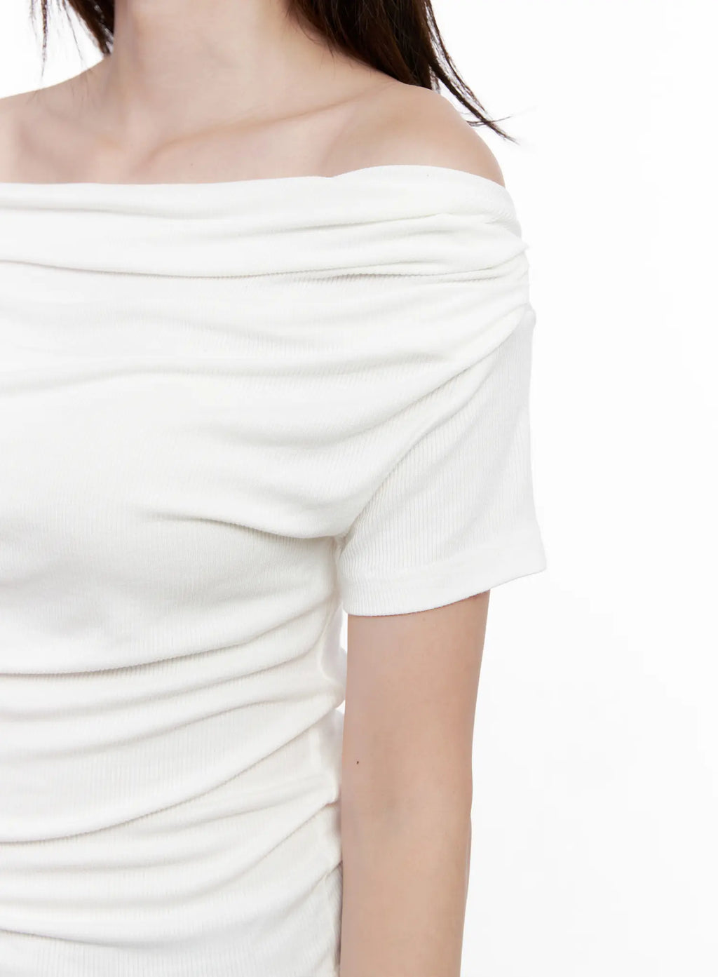 Chic Off-Shoulder Short-Sleeve Top CL524