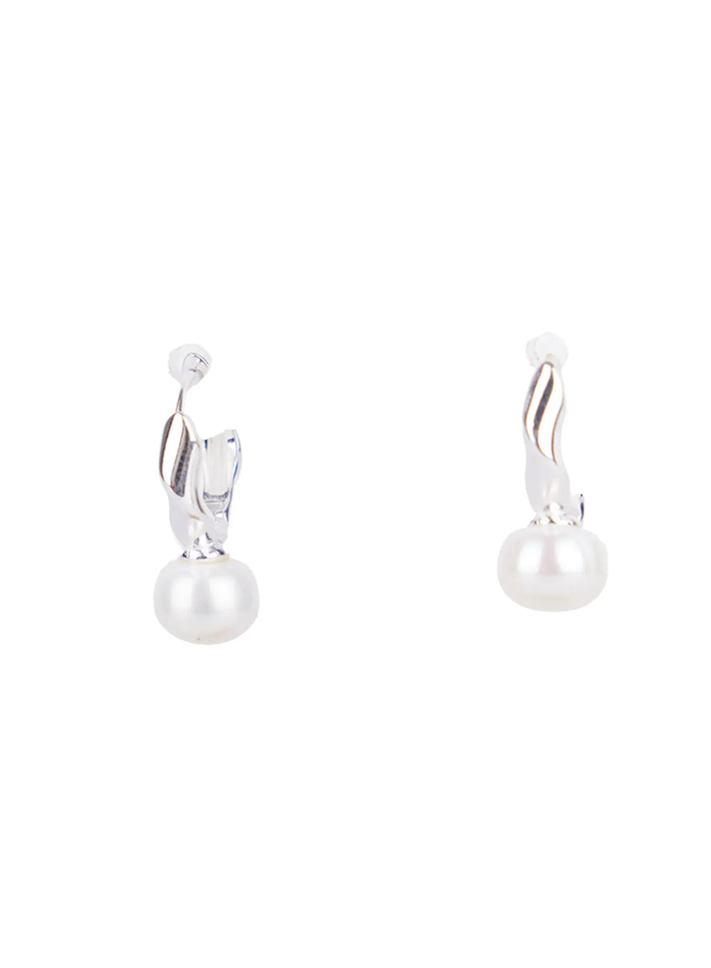 Elegant Twist Faux Pearl Earrings CS518