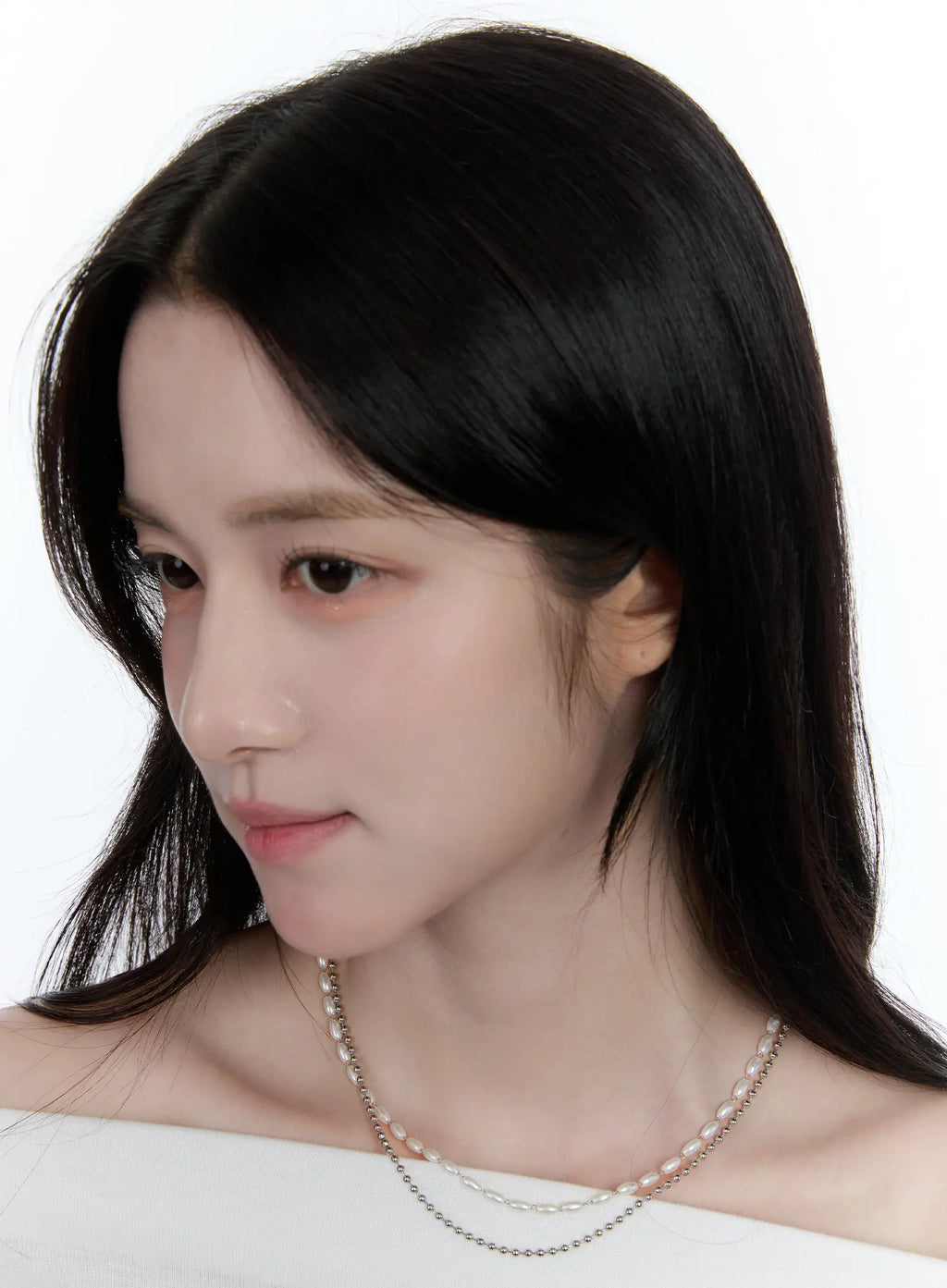 Tiny Beaded Layered Necklace CC0608