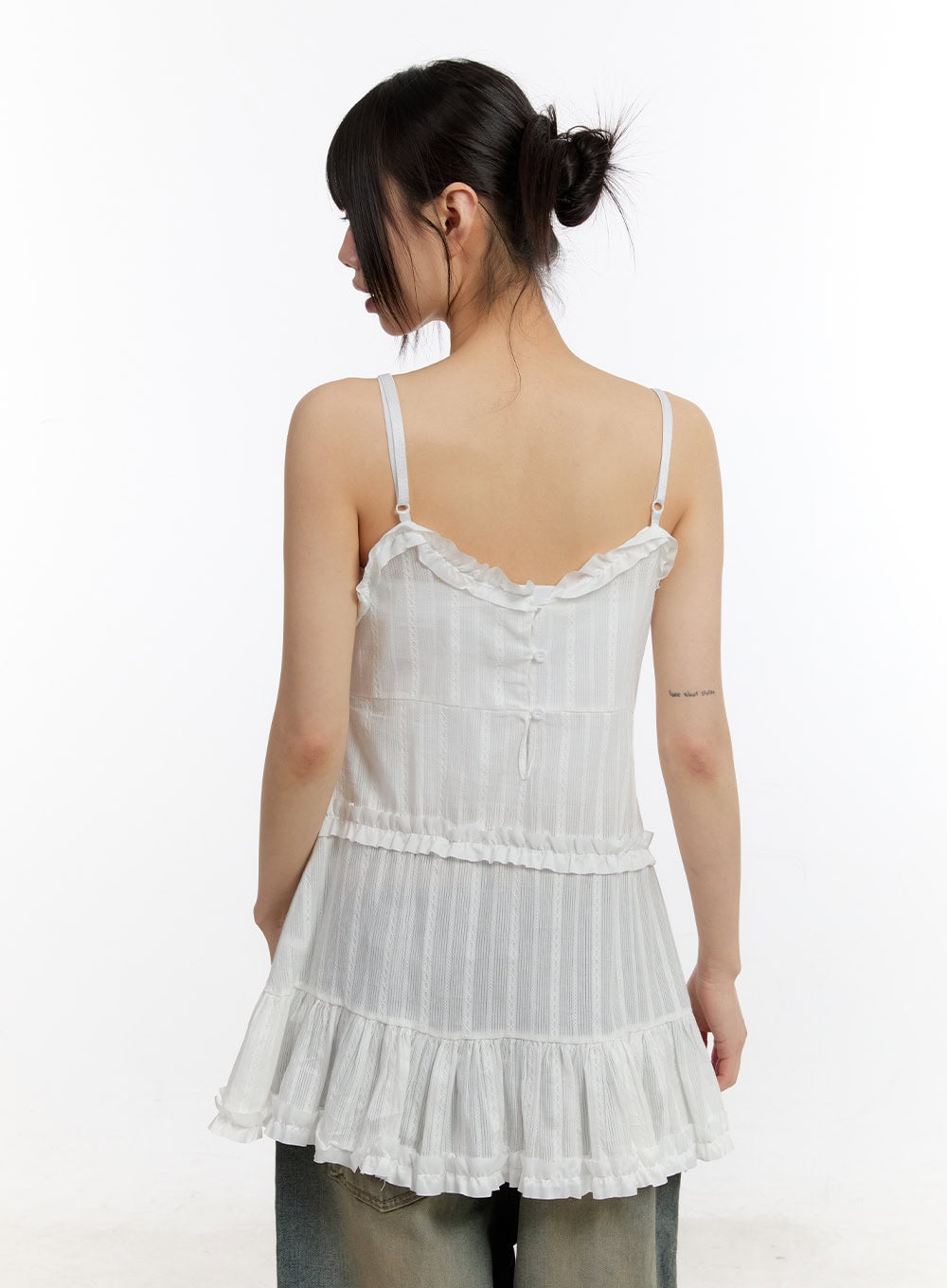 Angel Frill Lace Cami Mini Dress CA508