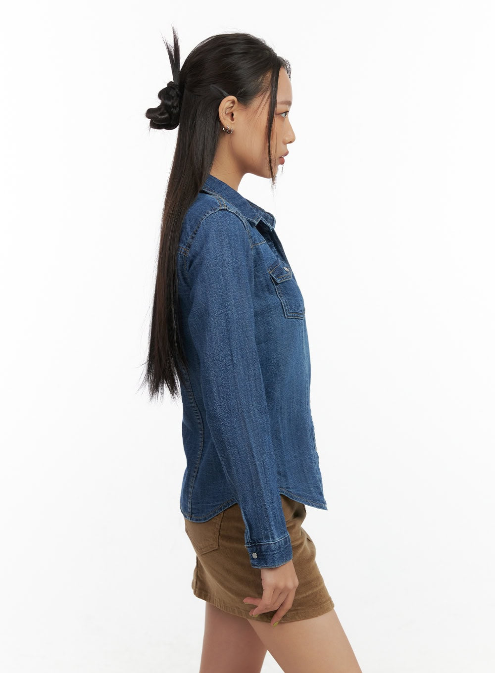 Denim Washed Pocket Shirt CO424