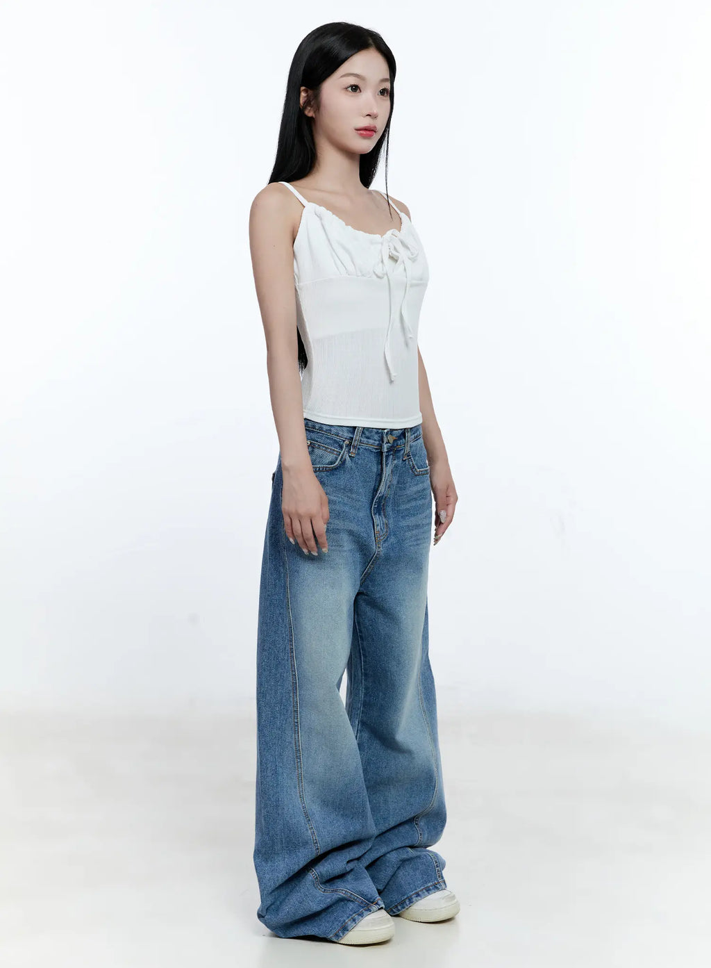 Ribbed Front-Tie Tank CG507