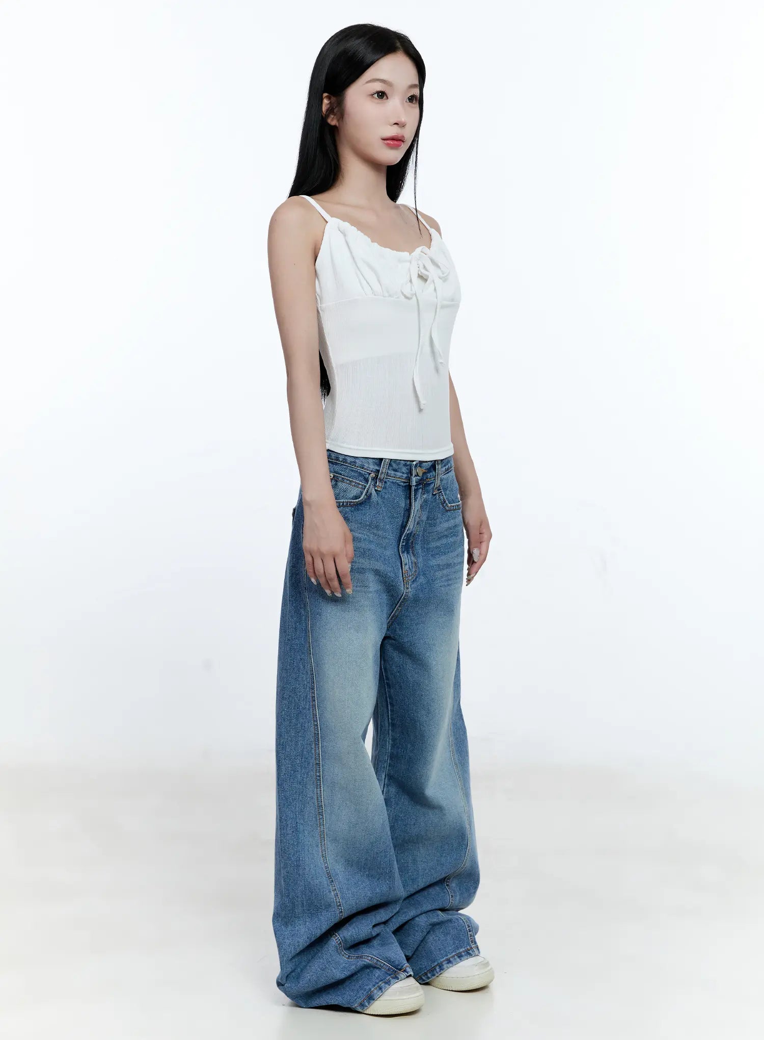 Ribbed Front-Tie Tank CG507