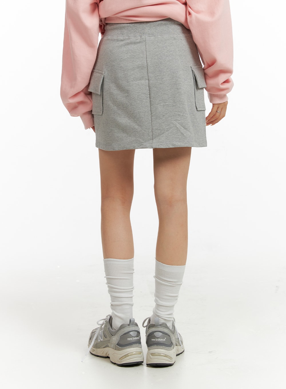 Cargo Sweat Mini Skirt CF415