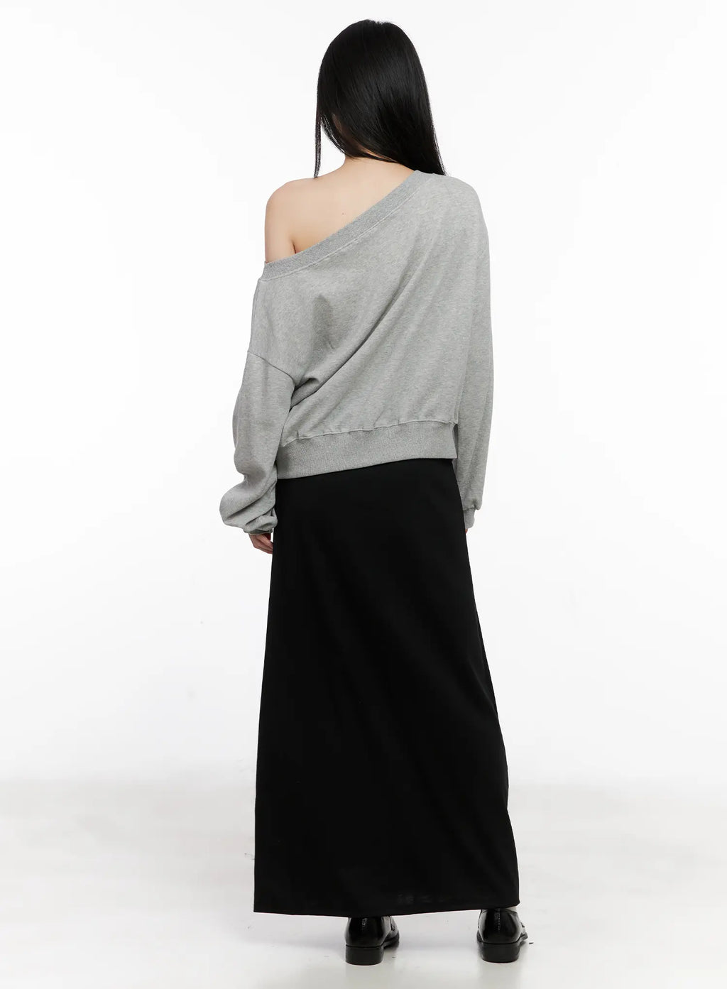 Classic Black Maxi Skirt CG522