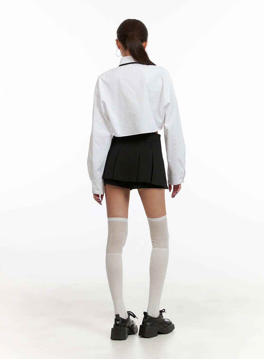 Collar Cotton Bolero Shirt CY431