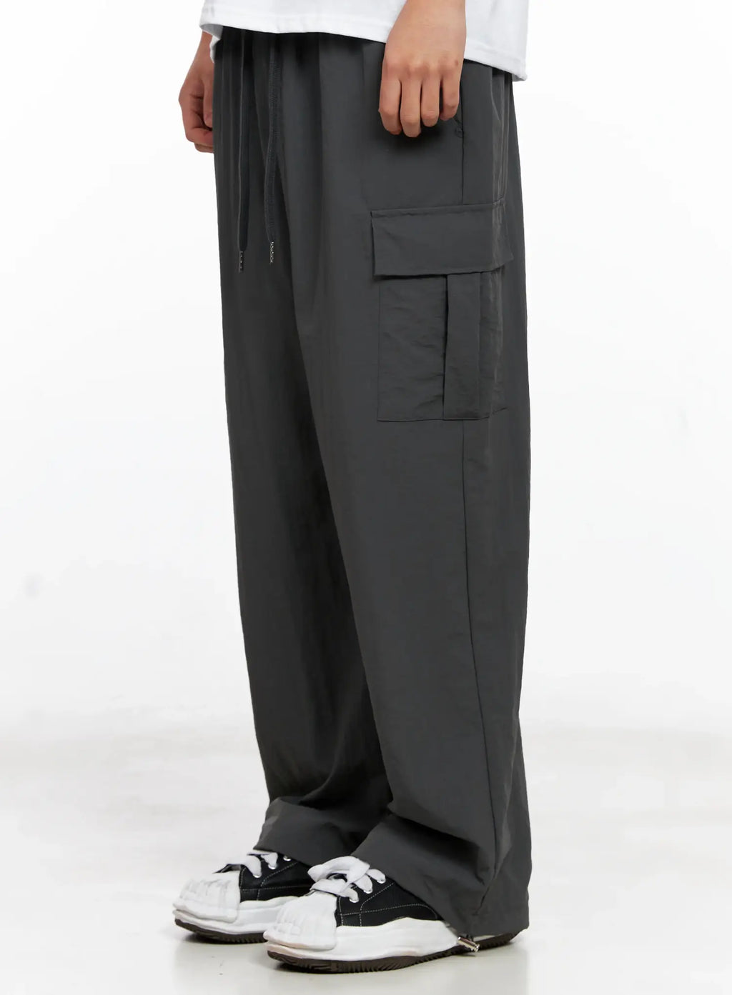 Men's Cargo Drawstring Pants IG508
