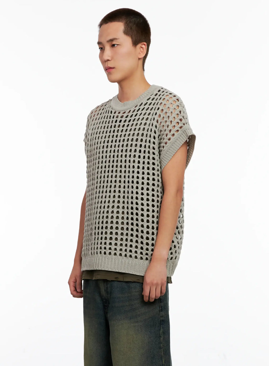 Men's Mesh Knit Vest IG508
