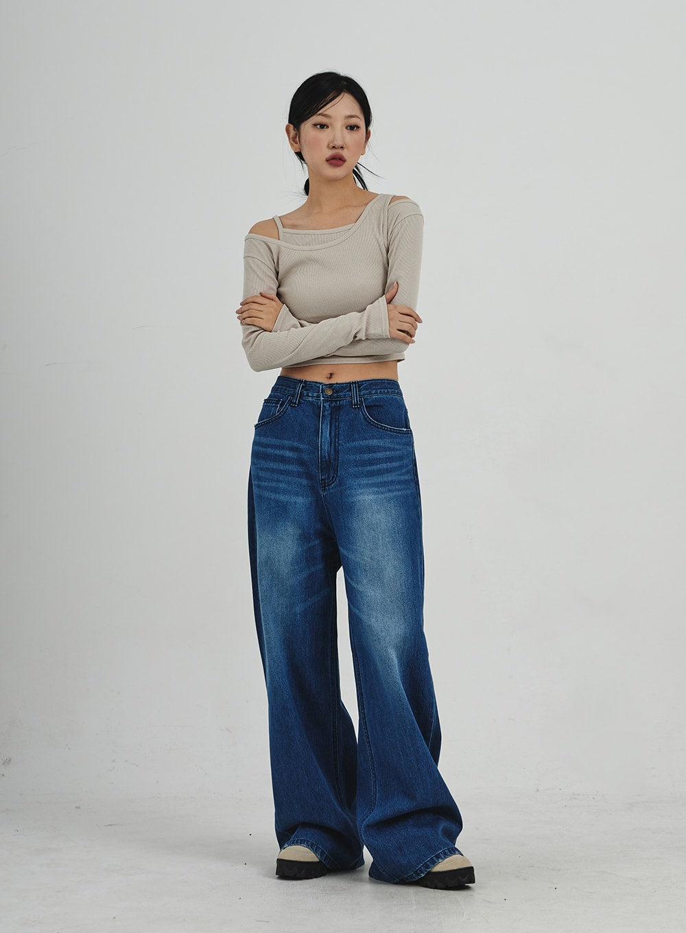 Grace Layered Long Sleeve Top CD01