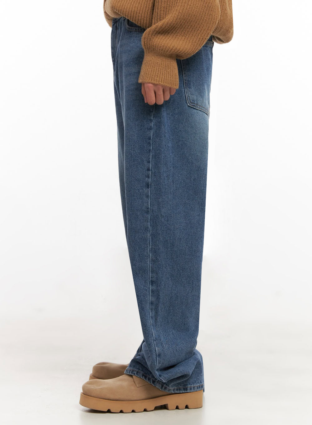 Men's Classic Wide-Leg Denim Jeans ID427