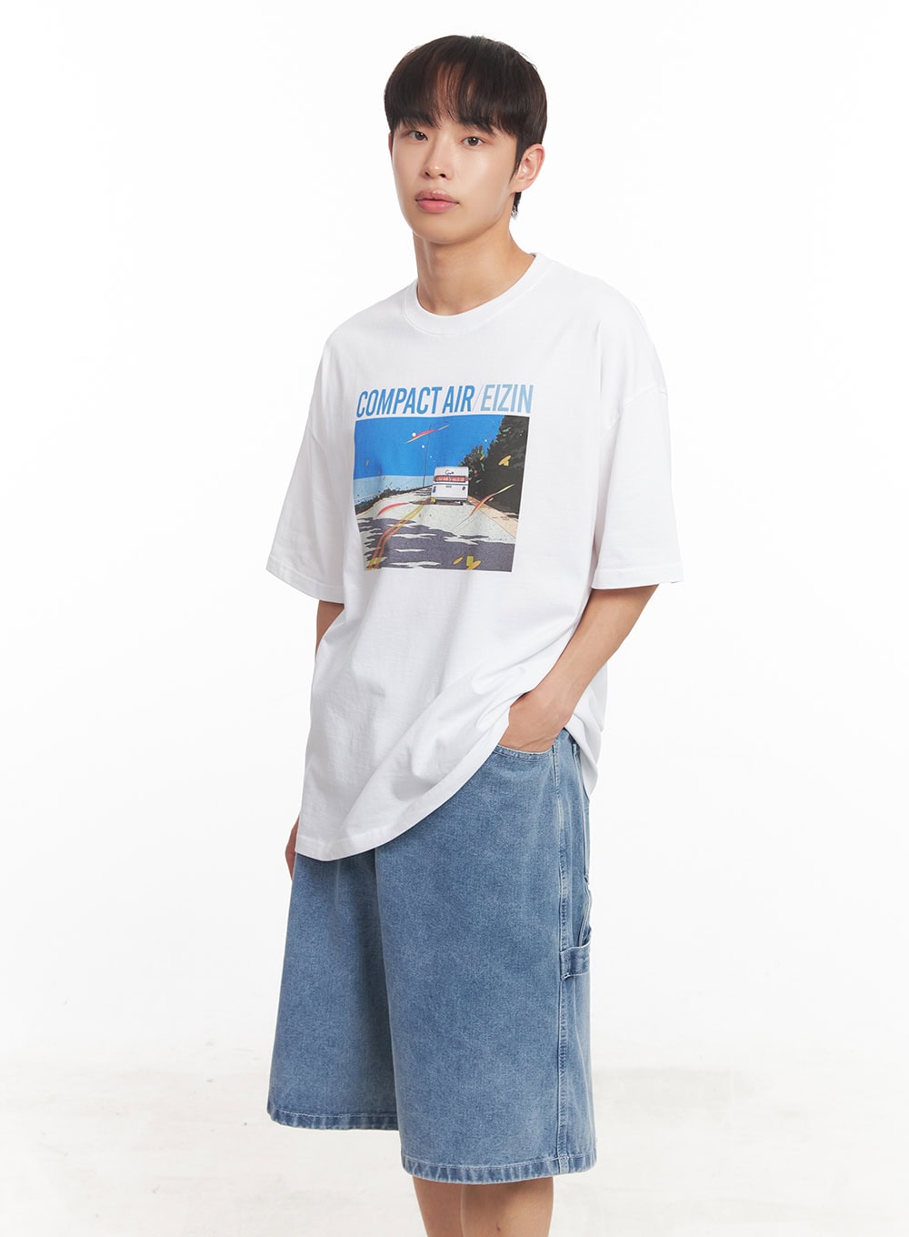 Men's Graphic Print T-Shirt IA521