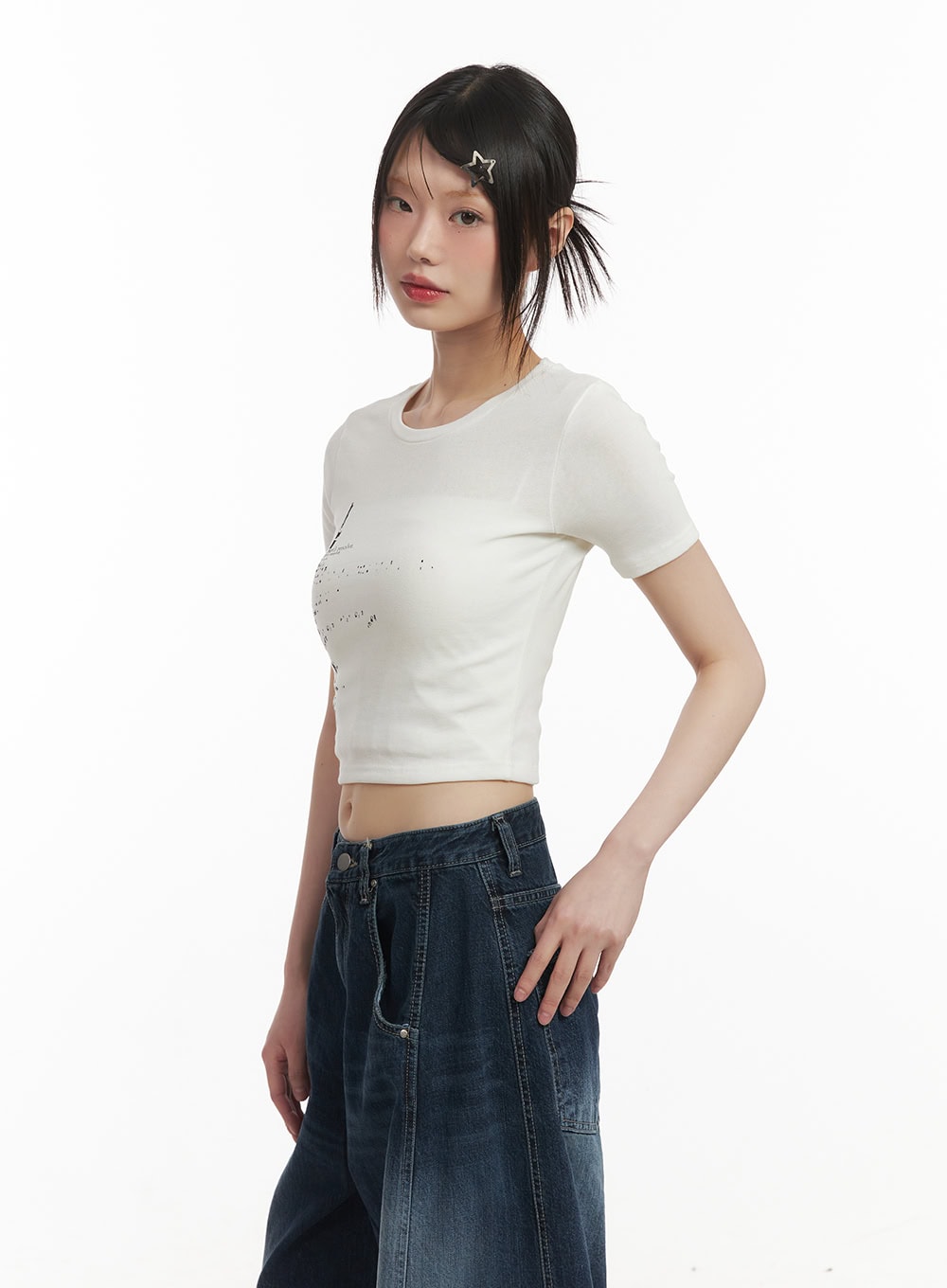 Graphic Essential Crop Top CF519