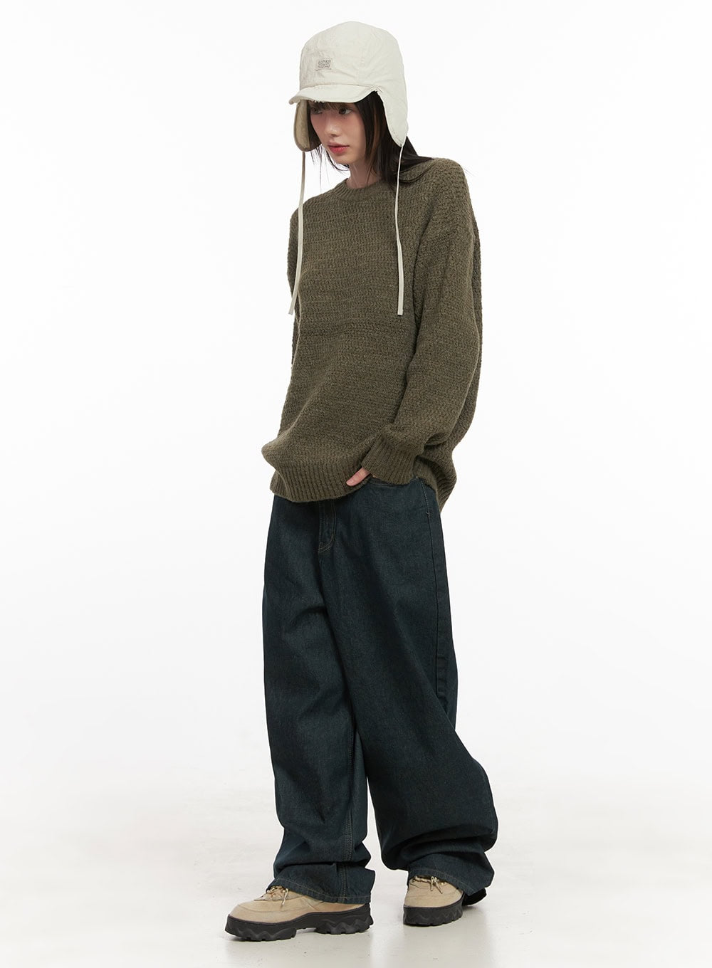 Oversized Mohair-Blend Sweater CD425