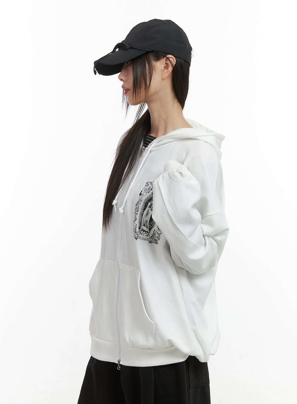 Graphic Loose Fit Hoodie CO410