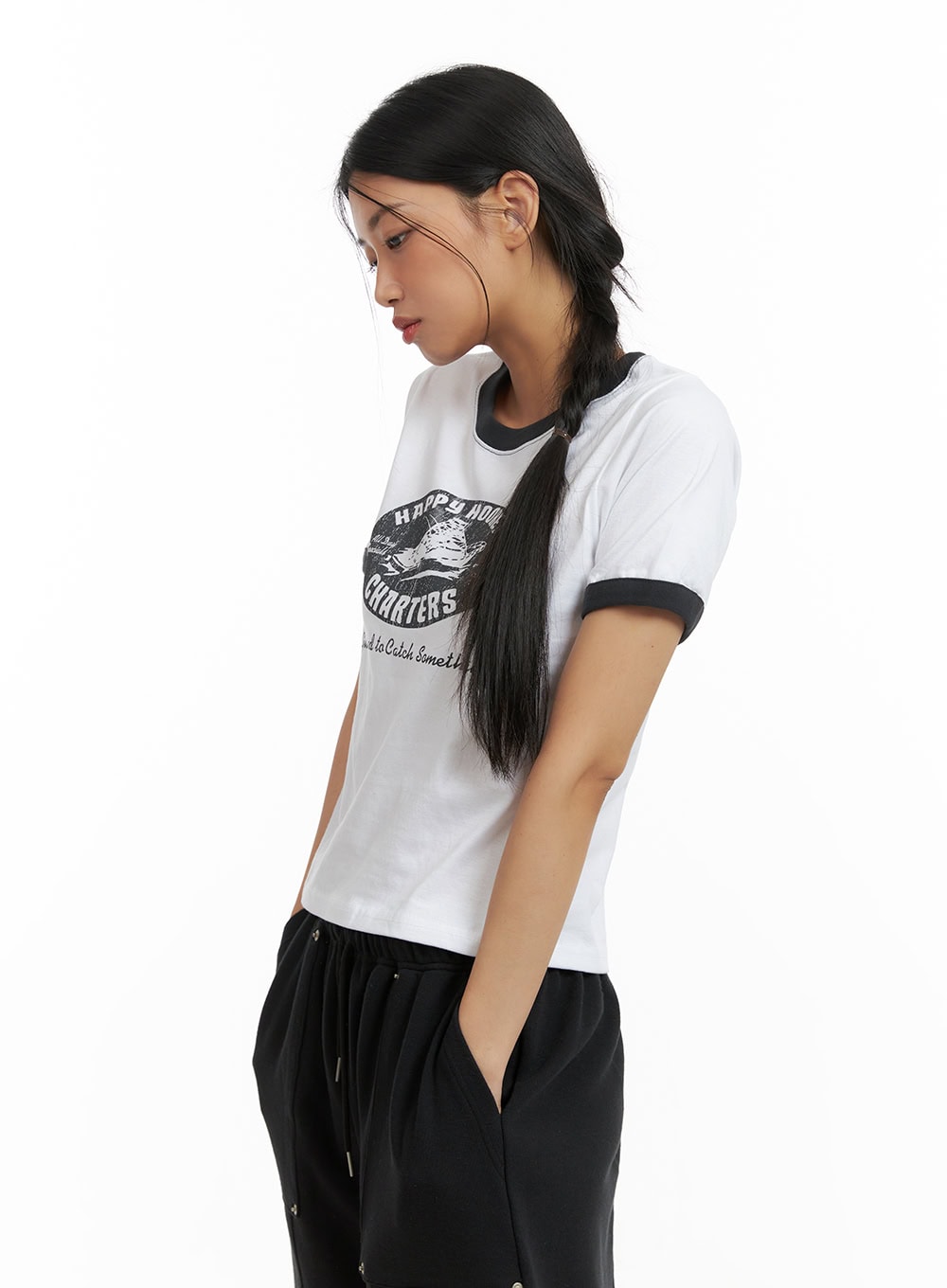 Cotton Graphic Tee CA424