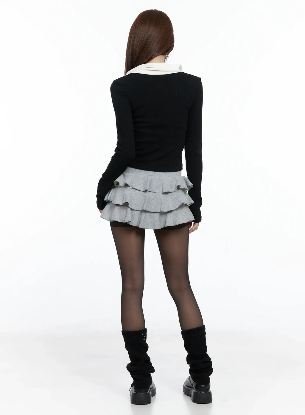 Frill Layered Mini Skirt CS501