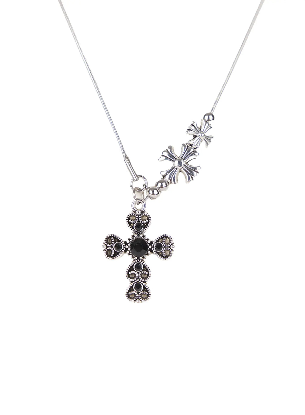 Heart Cross Necklace CL530