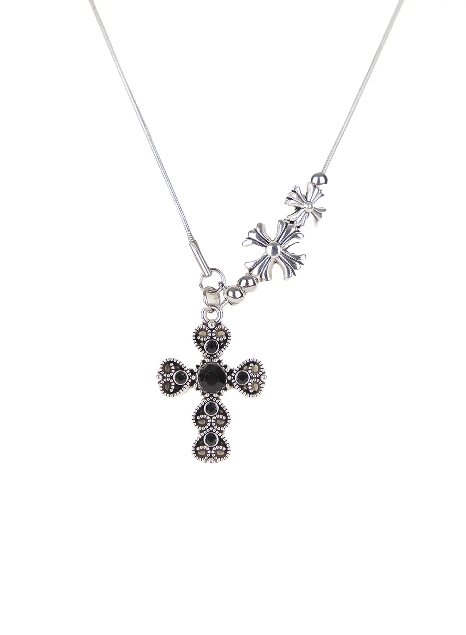 Heart Cross Necklace CL530