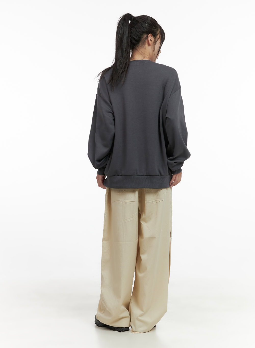 Lettering Oversized Sweatshirt CG430