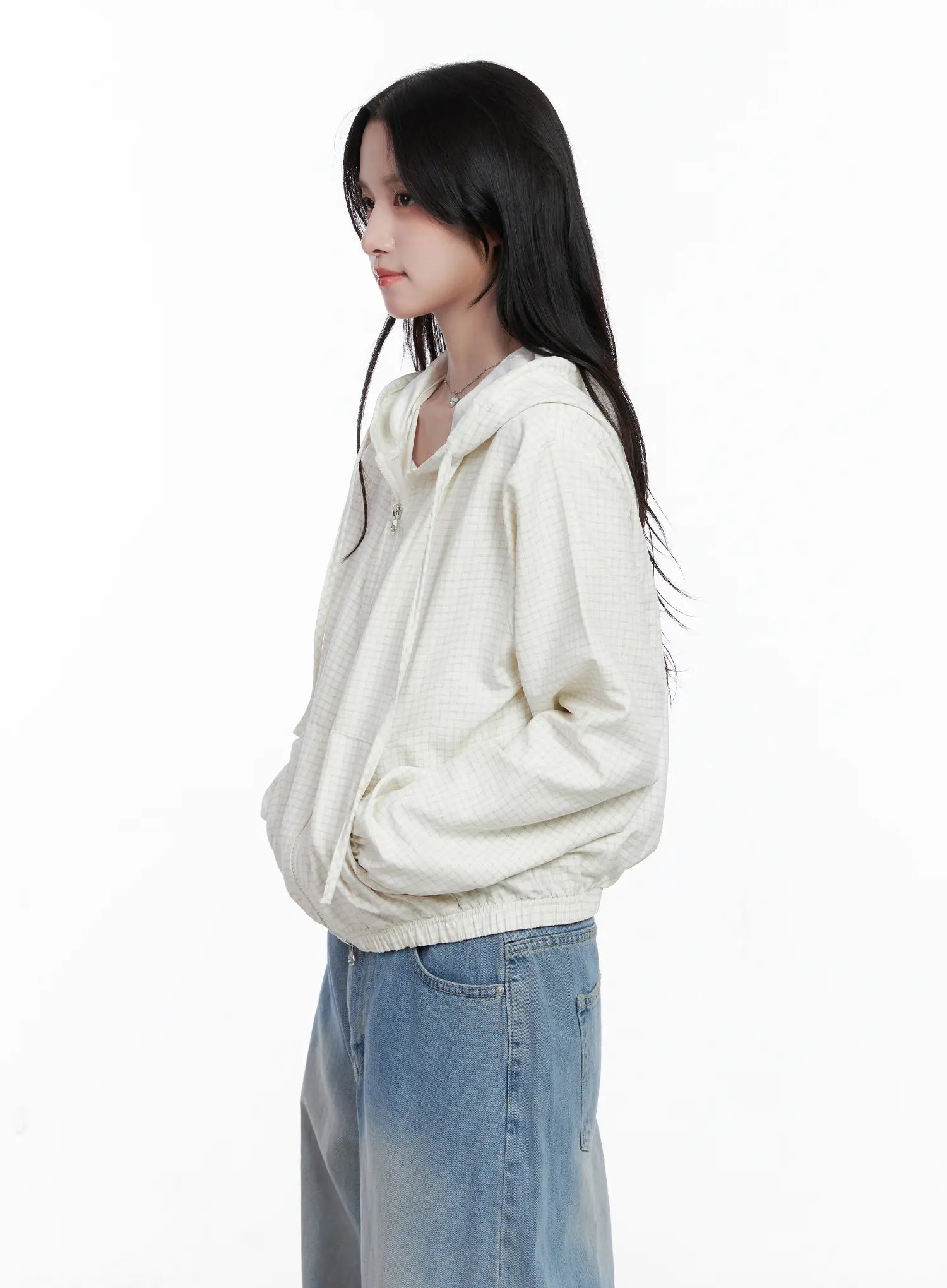 Minimalist Checkered Hoodie CS519